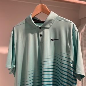 Nike dry fit polo Nike Golf #nikegolf #dri-fit Large mint green